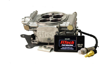 FiTech Fuel Injection Go EFI 4 Kit 600HP Rating Bright Tumble Finish Virtual Speed Performance FiTECH FUEL INJECTION