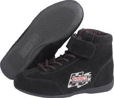 GF235 RaceGrip Mid-Top Shoes Black Size 3 Virtual Speed Performance G-FORCE