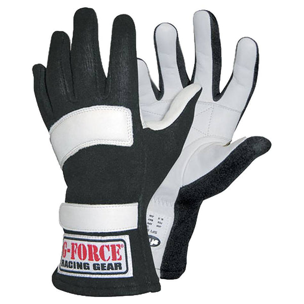 G5 Racing Gloves Small Black Virtual Speed Performance G-FORCE