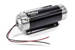 Holley 80GPH In-line Fuel Pump 900hp Rating Carburetor and EFI compatible Virtual Speed Performance HOLLEY