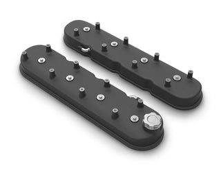 HOLLEY GM LS Tall Valve Cover Set - Gloss Red Virtual Speed Performance HOLLEY