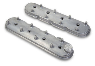 HOLLEY GM LS1 Valve Cover Set - Polished Virtual Speed Performance HOLLEY