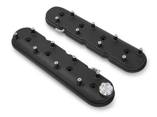 HOLLEY GM LS1 Valve Cover Set - Polished Virtual Speed Performance HOLLEY