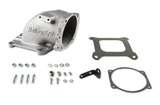 Holley 300-240F Intake Elbow 4150 Ford TB Flange Virtual Speed Performance HOLLEY