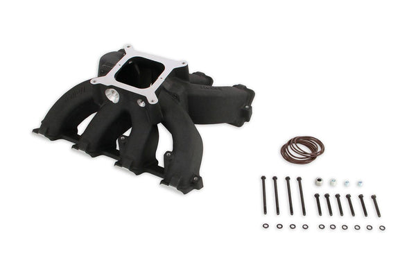 Holley LS3/L92 Split Single Plane Race Intake Manifold Black Finish Virtual Speed Performance HOLLEY