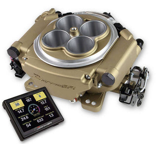 Holley Sniper EFI Self Tuning Kit 650HP Rating Gold Finish Virtual Speed Performance HOLLEY