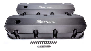 HOLLEY Sniper Fabricated Valve Covers BBC Tall Virtual Speed Performance HOLLEY