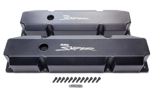 HOLLEY Sniper Fabricated Valve Covers BBC Tall Virtual Speed Performance HOLLEY