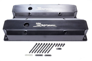 HOLLEY Sniper Fabricated Valve Covers BBC Tall Virtual Speed Performance HOLLEY