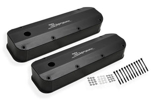 HOLLEY Sniper Fabricated Valve Covers BBC Tall Virtual Speed Performance HOLLEY