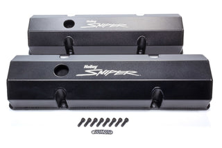 HOLLEY Sniper Fabricated Valve Covers BBC Tall Virtual Speed Performance HOLLEY