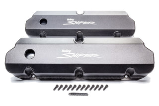 HOLLEY Sniper Fabricated Valve Covers SBC Tall 87-97 Virtual Speed Performance HOLLEY