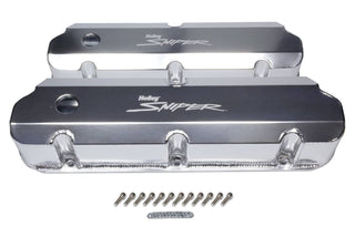 HOLLEY Sniper Fabricated Valve Covers SBC Tall 87-97 Virtual Speed Performance HOLLEY