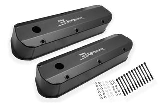 HOLLEY Sniper Fabricated Valve Covers SBC Tall 87-97 Virtual Speed Performance HOLLEY