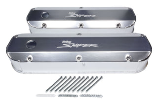 HOLLEY Sniper Fabricated Valve Covers SBC Tall 87-97 Virtual Speed Performance HOLLEY