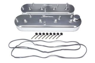 HOLLEY Sniper Fabricated Valve Covers SBM Tall 64-91 Virtual Speed Performance HOLLEY