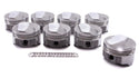 ICON PISTONS BBC FHR Dome Piston Set 4.155 Bore +17cc Virtual Speed Performance ICON PISTONS
