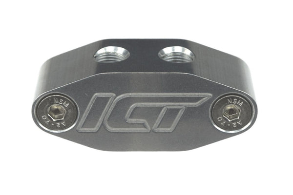 ICT Billet LS Oil Pressure Sensor Relocation Adapter Virtual Speed Performance ICT BILLET