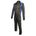Suit Racer Small Black/Blue Virtual Speed Performance IMPACT RACING