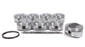 JE SBC Dished Piston Set 4.155 Bore -28cc Virtual Speed Performance JE PISTONS