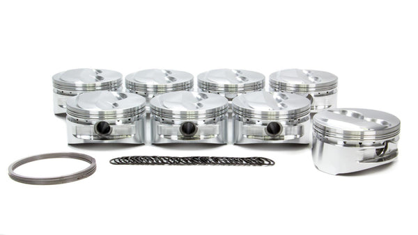 JE SBC Dished Piston Set 4.155 Bore -28cc Virtual Speed Performance JE PISTONS
