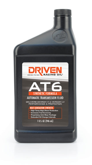 AT6 Synthetic Dextros 6 Transmission Fluid 1 Qt. Virtual Speed Performance DRIVEN RACING OIL