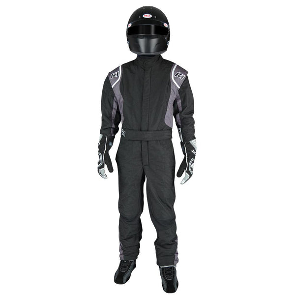 Suit Precision II Black / Gray 3X-Small Youth Virtual Speed Performance K1 RACEGEAR