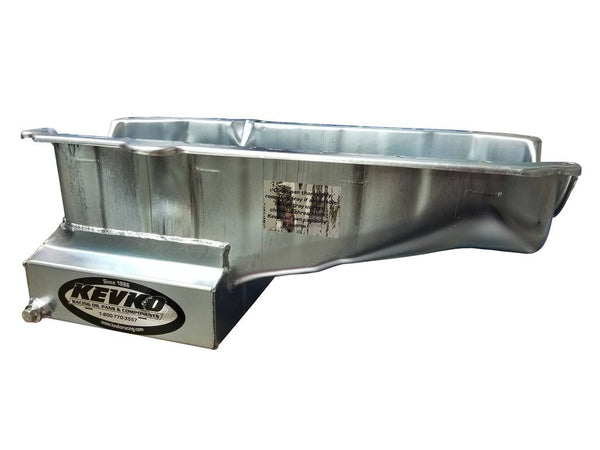 KEVKO SBC Oil Pan 6qt Street/ Strip RH Dipstick 80-85 Virtual Speed Performance KEVKO OIL PANS & COMPONENTS