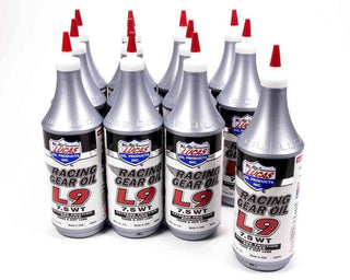 Synthetic L9 Racing Gear Oil 12x1 Qt Virtual Speed Performance LUCAS OIL