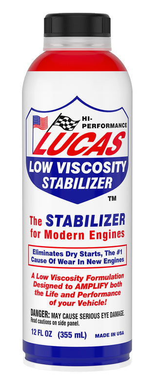 Low Viscosity Stabilizer 12 Oz. Virtual Speed Performance LUCAS OIL