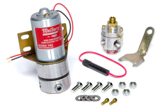 Mallory 140 Series Electric Fuel Pump With Free 3 Port Bypass Regulator 700HP Rating Virtual Speed Performance MALLORY