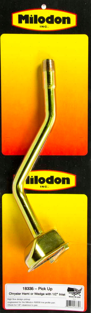 Oil Pump Pick-Up Virtual Speed Performance MILODON