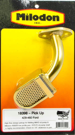 BBF Low Profile Pick-Up for Melling Pump Virtual Speed Performance MILODON