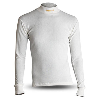 Comfort Tech High Collar Shirt White Large Virtual Speed Performance MOMO AUTOMOTIVE ACCESSORIES