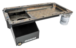 MOROSO LS Front Sump Steel Oil Pan w/Oil Filter Adapter Virtual Speed Performance MOROSO