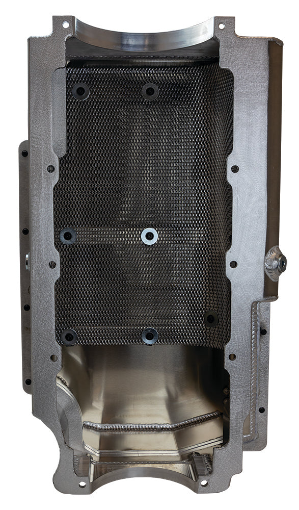 MOROSO BBC 2pc. Billet Rail Oil Pan 7qt Virtual Speed Performance MOROSO