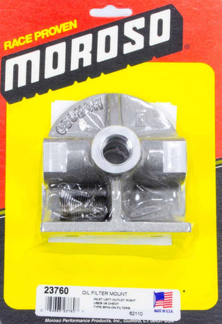 Chevy Oil Filter Mount Virtual Speed Performance MOROSO
