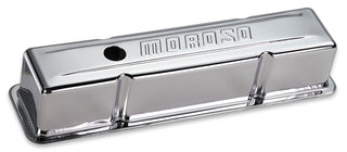MOROSO Chrome B/E Valve Covers BBC Tall w/Baffle Virtual Speed Performance MOROSO