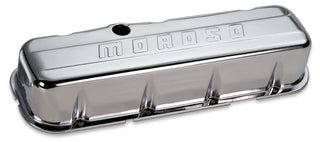 MOROSO Chrome B/E Valve Covers BBC Tall w/Baffle Virtual Speed Performance MOROSO