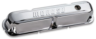 MOROSO Chrome B/E Valve Covers BBC Tall w/Baffle Virtual Speed Performance MOROSO