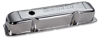 MOROSO Chrome B/E Valve Covers BBC Tall w/Baffle Virtual Speed Performance MOROSO