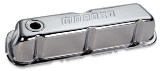 MOROSO Chrome B/E Valve Covers BBC Tall w/Baffle Virtual Speed Performance MOROSO