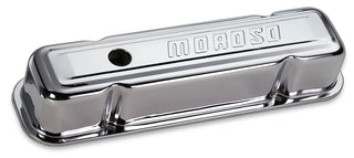 MOROSO Chrome B/E Valve Covers BBC Tall w/Baffle Virtual Speed Performance MOROSO