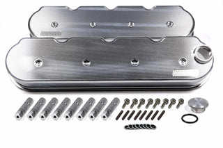 MOROSO GM LS Billet Alm. Valve Covers 2.5in Tall Virtual Speed Performance MOROSO