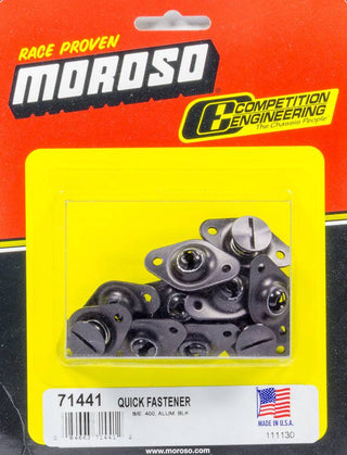 Self Ejecting Fasteners .400in Short Body Virtual Speed Performance MOROSO