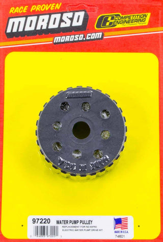 Elect. Water Pump Pulley Virtual Speed Performance MOROSO