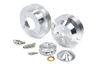 Olds 350/455 2V 3PC Hi Flow Pulley Kit Virtual Speed Performance MARCH PERFORMANCE