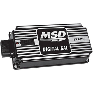MSD 6AL Ignition Box With Built In Rev Control Black Finish Virtual Speed Performance MSD IGNITION