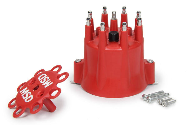 MSD 8433 Distributor Cap w/HEI Wire Retainer Virtual Speed Performance MSD IGNITION