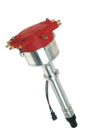 MSD 84891 Pro-Billet Distributor - Chevy V8- Flat Top Virtual Speed Performance MSD IGNITION